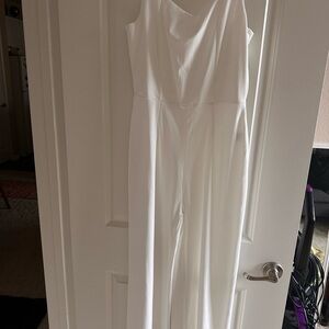 Elegant White Women's Jumpsuit